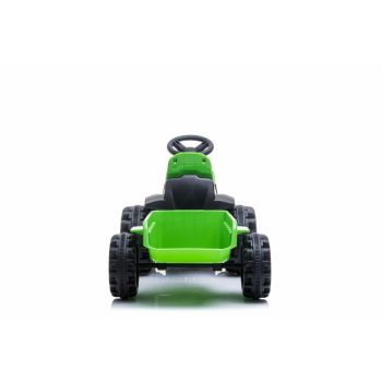 Tractor electric Nichiduta XXL 6V cu remorca Green ieftina
