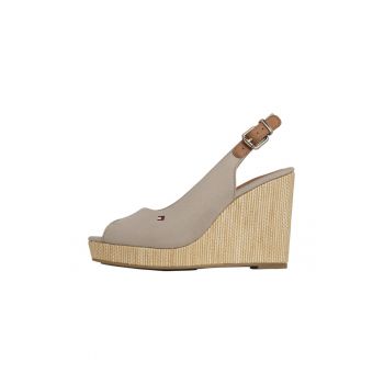 Sandale wedge tip espadrile la reducere