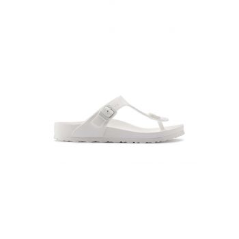 Birkenstock slapi Gizeh Eva culoarea alb, cu toc plat, 128221