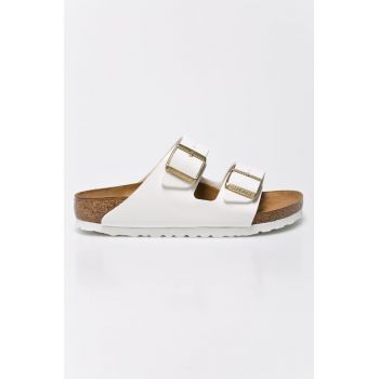 Birkenstock papuci Arizona femei, culoarea alb, 1005294