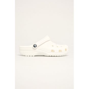 Crocs papuci Classic culoarea alb, 10001