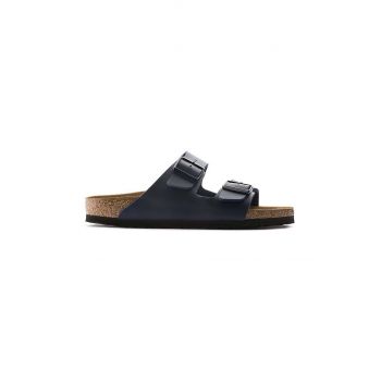 Birkenstock papuci Arizona femei, culoarea albastru marin, 51753