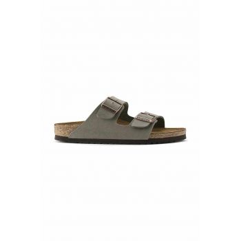 Birkenstock papuci Arizona culoarea gri, 151213