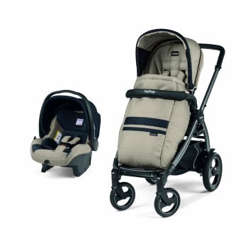 Carucior 2 in 1 Peg Perego Book 51 S Titania Luxe Ecru 0 - 22 kg de firma original