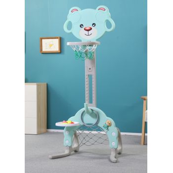 Cos de baschet multifunctional 3 in 1 Bear Green la reducere