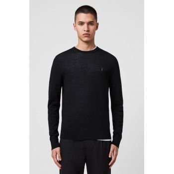 AllSaints - Pulover Mode Merino Crew de firma original