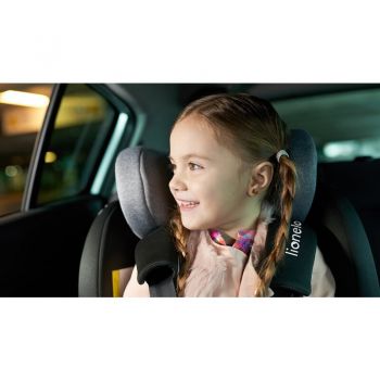Scaun auto Bastiaan RWF cu protectie laterala rotativ 360 grade cu isofix 0-36 kg Carbon