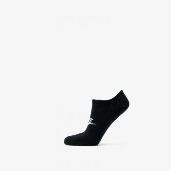 Nike Sportswear Everyday Essential No Show Socks 3-Pack Black/ White ieftin