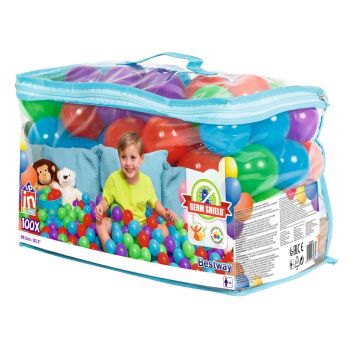 Set 100 bile colorate antimicrobiene cu GermShield Set 100 bile colorate antimicrobiene cu GermShield