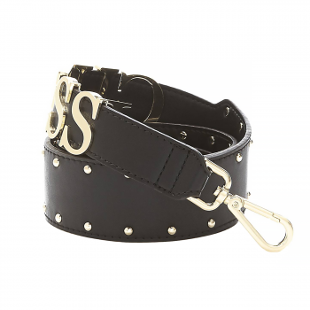 LOGO SHOULDER STRAP WITH STUDS LOGO SHOULDER STRAP WITH STUDS