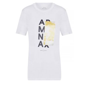 BOY-FIT T-SHIRT WITH CONTRASTING PRINT S