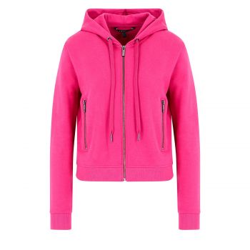 Hooded cardigan sweatshirt L