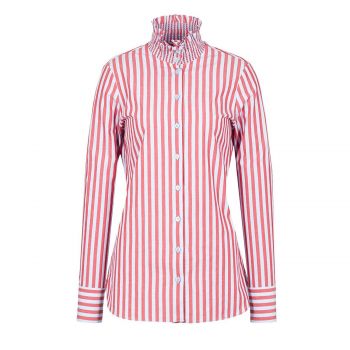 STRIPED SHIRT WITH PRINT XS STRIPED SHIRT WITH PRINT XS