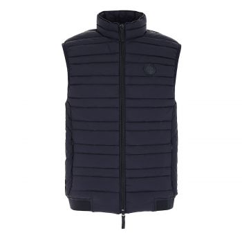 Gilet with real feather padding m