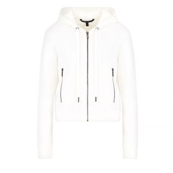 Hooded cardigan sweatshirt m