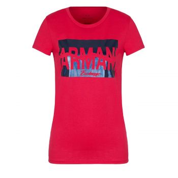 Slim-fit tee with logo lettering m