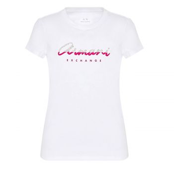 T-shirt with contrast lettering m