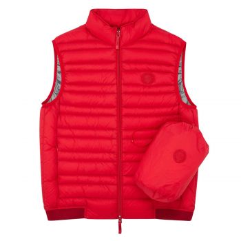 VEST WITH REAL FEATHER PADDING M