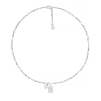NEW CRYSTAL Necklace Color Silver ieftin