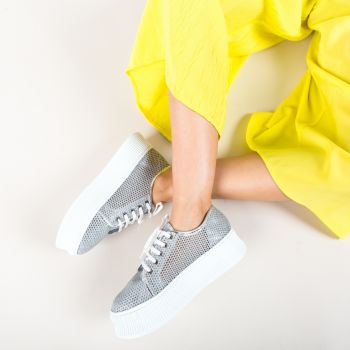 Pantofi Casual Doheris Argintii Pantofi Casual Doheris Argintii