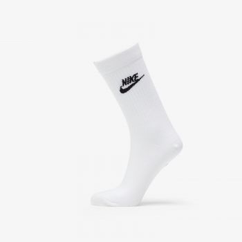 Nike Sportswear Everyday Essential Crew Socks 3-Pack White/ Black ieftin
