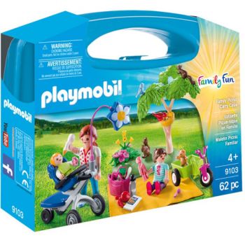 Set de Constructie Playmobil Portabil Picnic In Familie - Family Fun