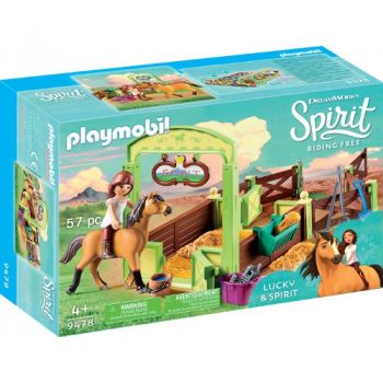 Set de Constructie Playmobil Spatiu Ingrijire Cai Lucky and Spirit Set de Constructie Playmobil Spatiu Ingrijire Cai Lucky and Spirit