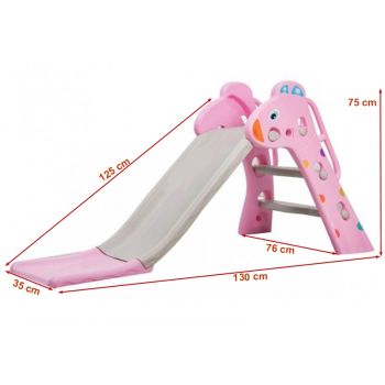 Tobogan Giraffe cu cos de baschet Pink de firma original