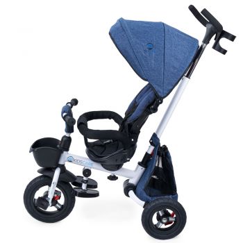 Tricicleta pliabila cu scaun rotativ Davos albastru KidsCare ieftina