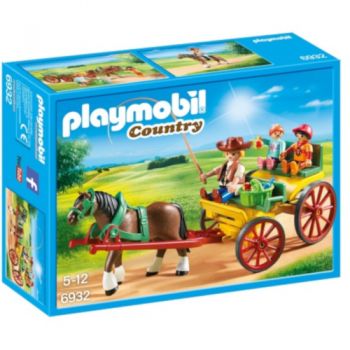 Set de Constructie Playmobil Trasura cu Cal – Country