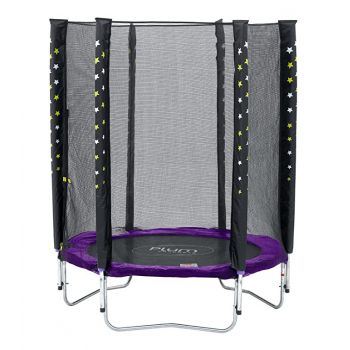 Set trambulina cu plasa de protectie Junior 140 cm Plum de firma originala