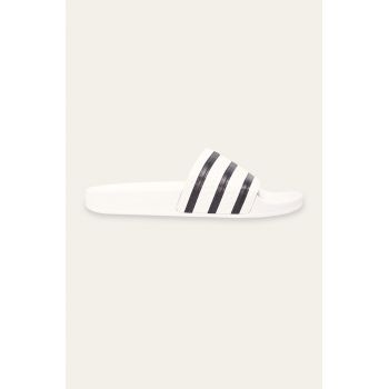 adidas Originals papuci bărbați, culoarea alb