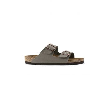 Birkenstock papuci Arizona 151211-Nubu.Stone