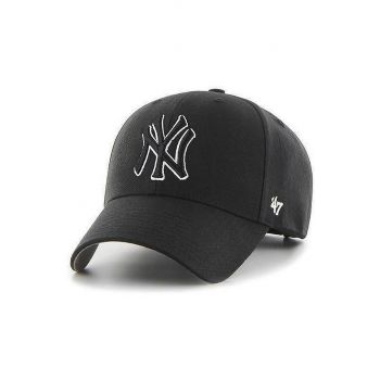 47brand șapcă MLB New York Yankees B-MVPSP17WBP-BKC ieftina