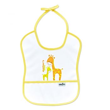 Baveta impermeabila pentru copii BabyJem Small Yellow