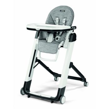 Scaun de masa 2 in 1 Peg Perego Siesta Follow Me Wonder Grey 0-15 kg