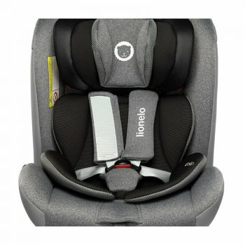 Scaun auto cu isofix Braam Stone cu protectie laterala si rotire 360 grade 0-36 kg gri Lionelo la reducere