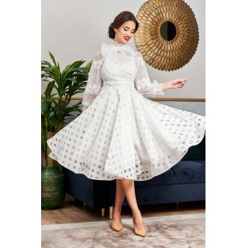 Rochie de ocazie in clos Radiant Alba