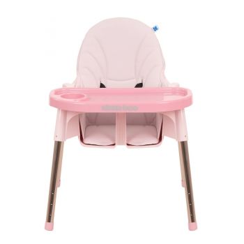 Scaun de masa KikkaBoo Sky-High Pink de firma original