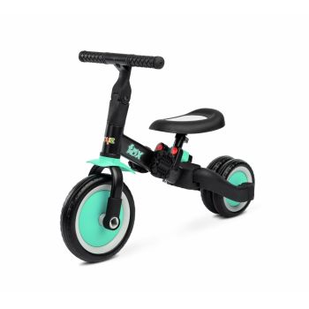 Tricicleta 2 in 1 Toyz Fox turcoaz ieftina