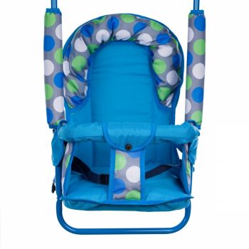 Leagan pentru copii Top Kids cu spatar reglabil Blue Dots de firma original