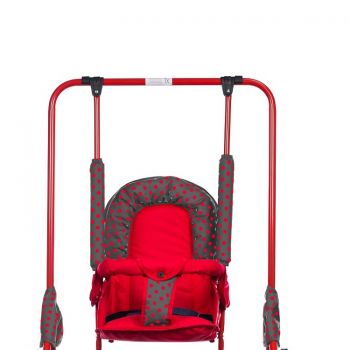 Leagan pentru copii Top Kids cu spatar reglabil Red Mini de firma original