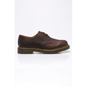 Dr. Martens pantofi de piele întoarsă 1461 bărbați, culoarea maro 11838201.1461.MEN-GAUCHO de firma originali