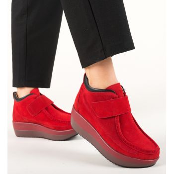 Pantofi Casual Zahraa Rosii Pantofi Casual Zahraa Rosii
