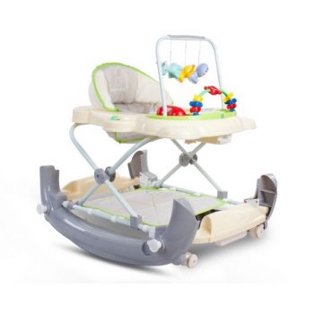 Premergator Sun Baby Pisicuta 021 cu functie de balansoar Green Grey de firma original