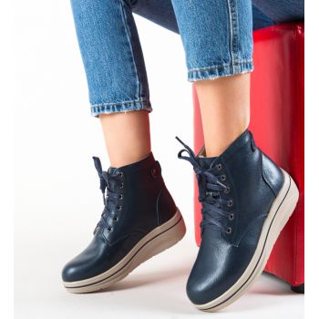 Pantofi Casual Lakiob Bleumarin