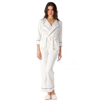 Pijama din satin Iris la reducere