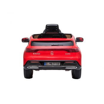 Masinuta electrica 12V cu scaun de piele si roti EVA Mercedes Benz EQC400 Red Masinuta electrica 12V cu scaun de piele si roti EVA Mercedes Benz EQC400 Red