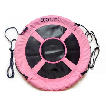 Leagan pentru copii Ecotoys SW100 cuib de barza roz la reducere