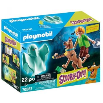 Set de Constructie Playmobil Scooby si Shaggy cu Fantoma